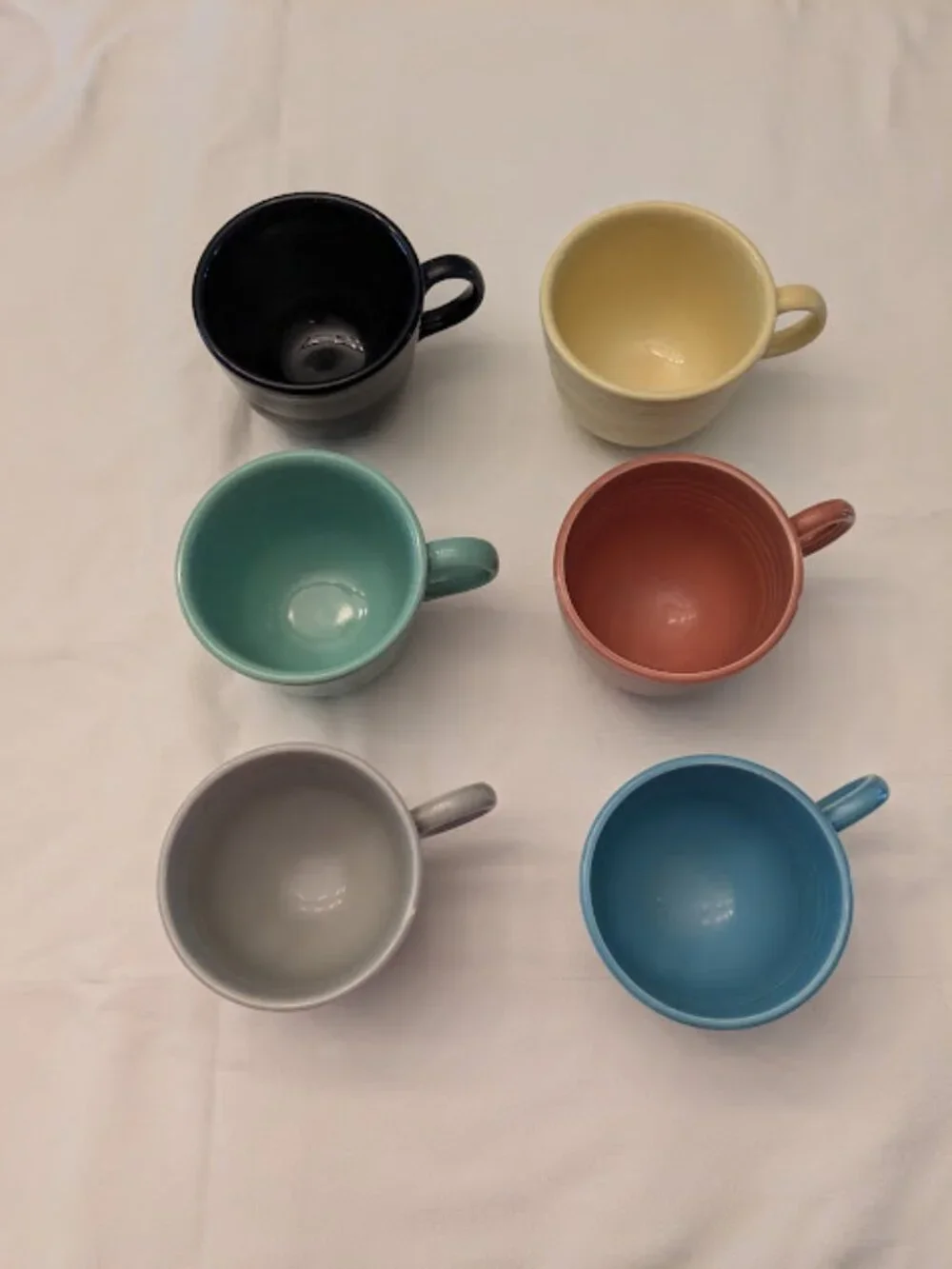 Vintage Fiestaware Teacups - Various colors